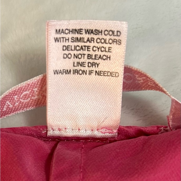 Vintage 1999 Victoria's Secret Y2K 100% Silk Raspberry Satin Dress sz M Fairy - Picture 7 of 12